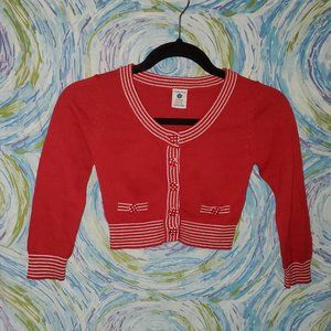 Red Pumpkin Patch Cardigan